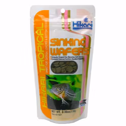 Hikari Sinking Wafers 110g – Bottenfoder för akvariefiskar