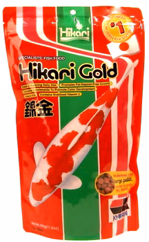 Hikari Gold Färg Large 500g – Storpack Färgstärkande fiskfoder för stora fiskar