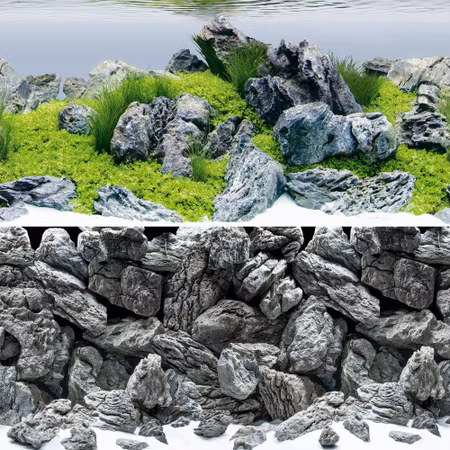 Juwel Poster 4 – Rock & Aquascape (100 x 50 cm)