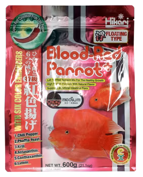 Hikari Blood-Red Parrot Plus Medium 600g
