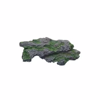 TYROL Akvariedekoration Mörk klippa (30x12,5x9,5 cm)