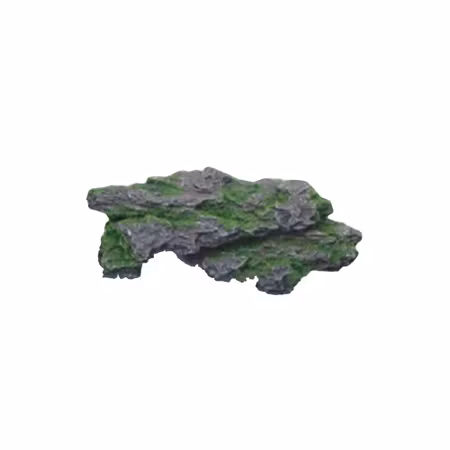 TYROL Akvariedekoration Mörk klippa (30x12,5x9,5 cm)
