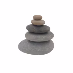 TYROL Pyramide 5 Galets  (10x7x11 cm)