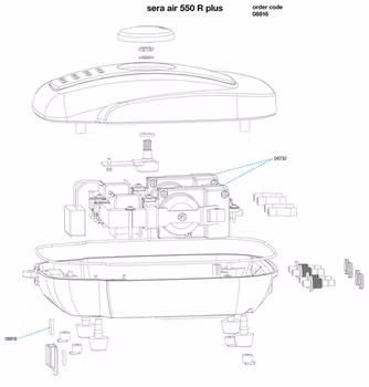 Sera Luftpump Air Plus 550