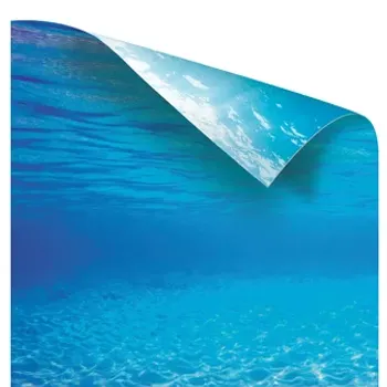 Juwel Bakgrund Poster 2 2 sidig Blått hav 100x50 cm