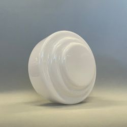 100 mm krage - Glaskupa opalvit 25 cm