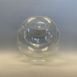 120 mm krage - Glaskupa glasklar 24 cm