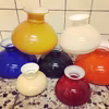 vestaskärmade färgade färgat glas olika färger färg fotogenglas
