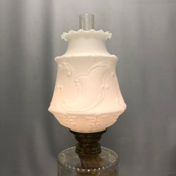 84 mm - Kupa 14''' opalvit matt medaljongmönster