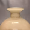 155 mm gul skärm 15,5 cm vesta ljusgul benvit vanilj
