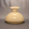 155 mm gul skärm 15,5 cm vesta ljusgul benvit vanilj