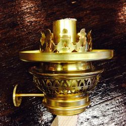 Kupring till fotogenlampa mässing (Ø 67 mm - 87 mm) - Passar 20''' brännare
