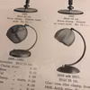 Parasollformad skärm vaniljgul 12 cm (hål Ø 42 mm)
