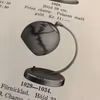 Klotkupa blank opalvit 15 cm (hål Ø 55 mm)