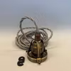 Klockskärmslampa vaniljgul stor 29 cm