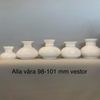 96 mm (100) - Vestaskärm vaniljgul
