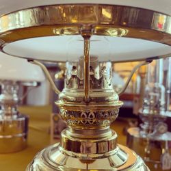 Skärmring med ring till fotogenlampa förnicklad (Ø 42 mm - 235 mm) - Passar 10''' brännare
