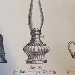Liten fotogenlampa (ev. Klingener) 5'''