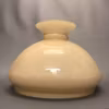 190 188 mm 19 cm lampskärm glas gul ljusgul benvit vanilj