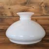 22 cm 218 mm 220 mm vestaskärm lampskärm vitt glas opal