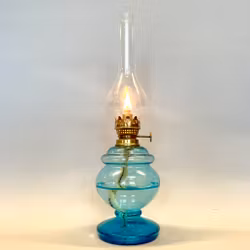 Turkos antik fotogenlampa 3'''