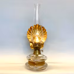 Väggfotogenlampa med snäckreflektor 7'''