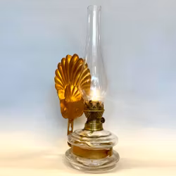 Väggfotogenlampa med snäckreflektor 7'''