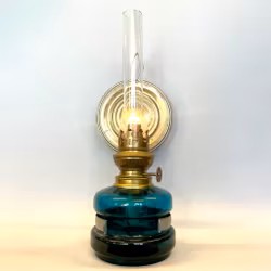 Väggfotogenlampa mörkturkos 10'''