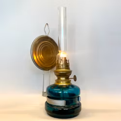 Väggfotogenlampa mörkturkos 10'''