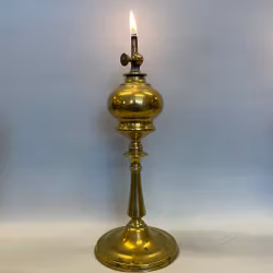 Antik Gardonlampa 29 cm i mässing