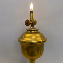 Antik Gardonlampa 27 cm i mässing