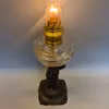 Bordsfotogenlampa på figurinfot 1870-tal 10'''