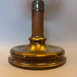 Klassisk bordsfotogenlampa med antik skärm 10'''