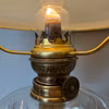 Klassisk bordsfotogenlampa med antik skärm 10'''