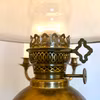 Fantastisk mässingsfotogenlampa med 9 ljus 20'''