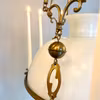 Fantastisk mässingsfotogenlampa med 9 ljus 20'''