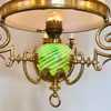Otrolig mässingsfotogenlampa i uran med 9 ljus 20'''