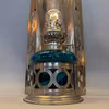 Väggfotogenlampa turkos med korgreflektor 10'''
