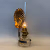 Väggfotogenlampa med snäckreflektor 6'''