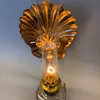 Väggfotogenlampa med snäckreflektor 6'''