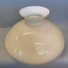 275 mm 27,5 cm vestaskärm lampskärm fotogenlampa 28 cm 280 mm gul ljusgul benvit vanilj