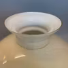 275 mm 27,5 cm vestaskärm lampskärm fotogenlampa 28 cm 280 mm gul ljusgul benvit vanilj
