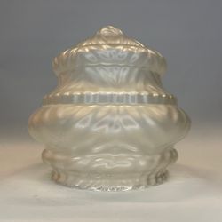 157 mm (160) - Ampelglas frostat mönstrat (äldre)