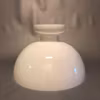 353 mm 355 35,5 cm skärm fotogenlampsskärm rochesterskärm lampskärm fotogenskärm vit opalvit opal rochester