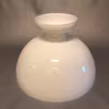 353 mm 355 35,5 cm skärm fotogenlampsskärm rochesterskärm lampskärm fotogenskärm vit opalvit opal rochester