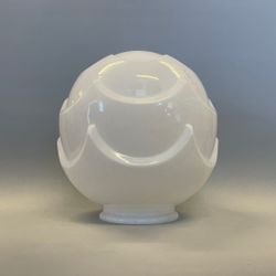 120 mm krage - Glaskupa opalvit 24 cm
