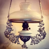 takfotogenlampa med skärm