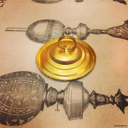 Rökhatt Karlskrona Lampfabrik för fotogenlampa - hängande Ø 45 mm