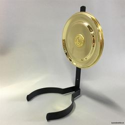 Väggreflektor rund modell i mässing