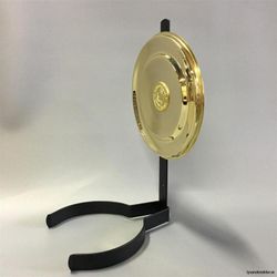 Väggreflektor rund modell i mässing